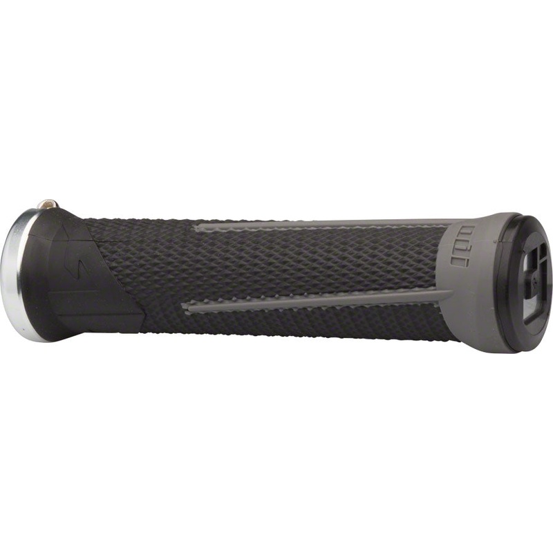 ODI AG1 Grips – Black/Graphite, Lock-On
