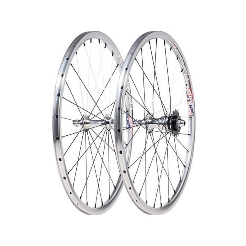 Bombshell Jet Cassette Mini BMX Race Wheelset-Mini-20×1 1/8″ Black