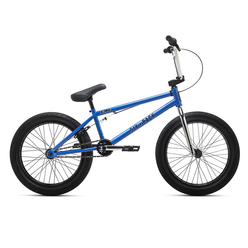 DK Six Pack 21″TT BMX Freestyle Bike-Blue