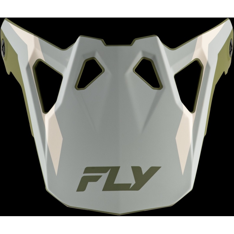 FLY RACING Formula Cp Seal Visor Matte Stone/Khaki/Olive Yl-Lg