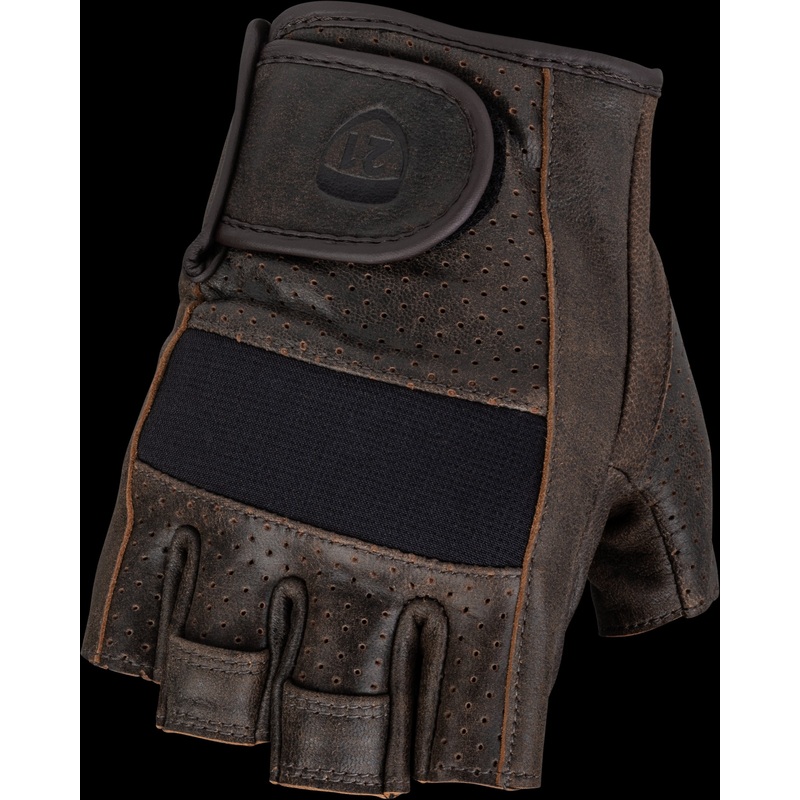 HIGHWAY 21 Half Jab Gloves Brown 3x