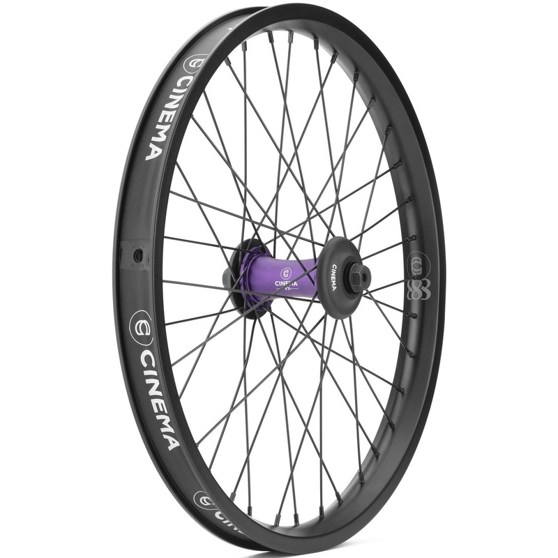 Cinema 888 FX Front Wheel Black/Purple