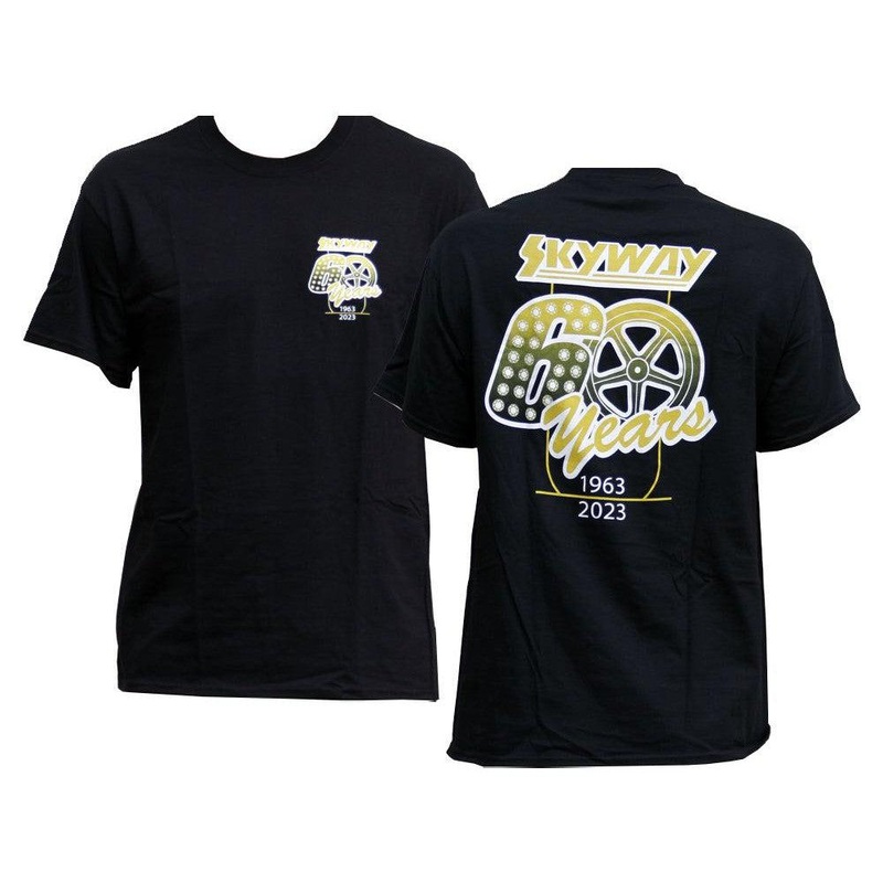 Skyway 60th Special Edition USA T-Shirt – Black/Gold Black/Gold S