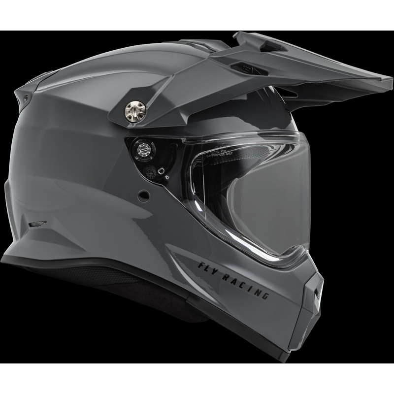 FLY RACING Trekker Solid Helmet Grey Xl