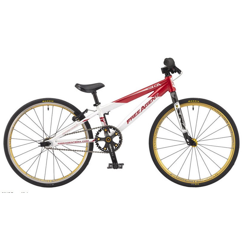 Free Agent Team Mini BMX Race Bike-Red/White