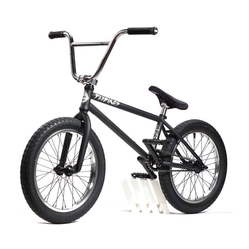 Fly Bikes Pajarito Custom 18 Inch BMX Bike Flat Black 18.7