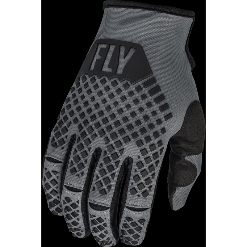 FLY RACING Youth Kinetic Gloves Dark Grey/Black Ym