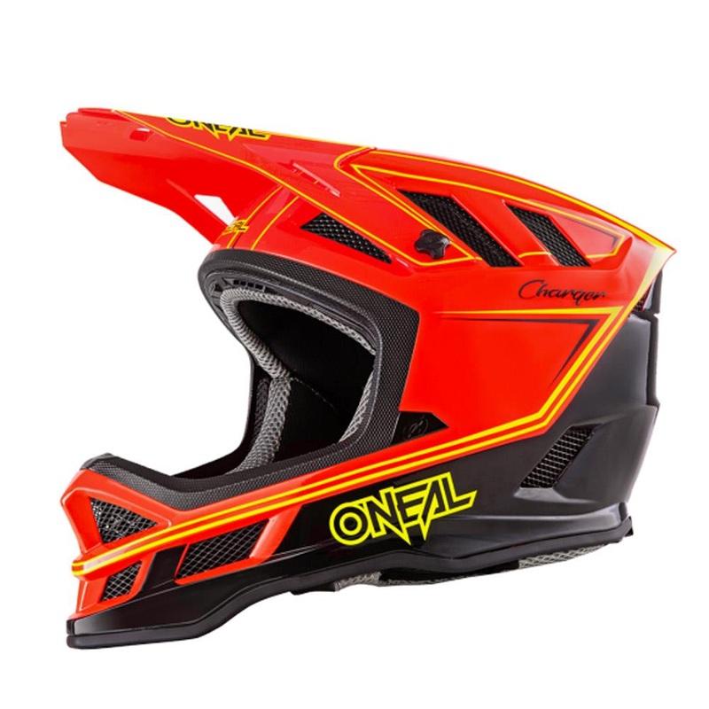 O’Neal Blade Charger Race Helmet – Neon Red Large