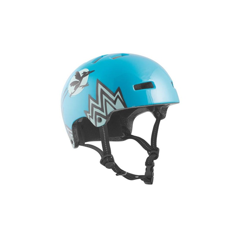 TSG Nipper Maxi Helmet / Fly Like A Bird Blue XXS-XS