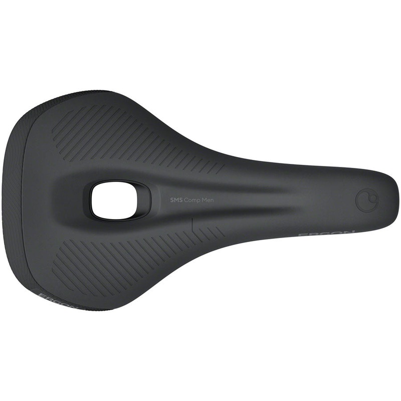 Ergon SMS Comp Saddle – TiNox SL, Black, Men’s, Small/Medium