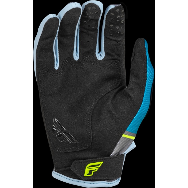 FLY RACING Kinetic Prix Gloves Charcoal/Hi-Vis 2x