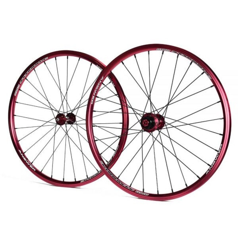 Answer Pinnacle Mini WheelSet (20 X 1 1/8″) Black