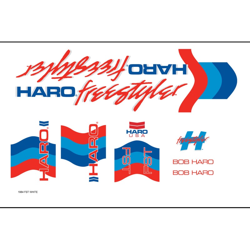 1984 Decals FST White