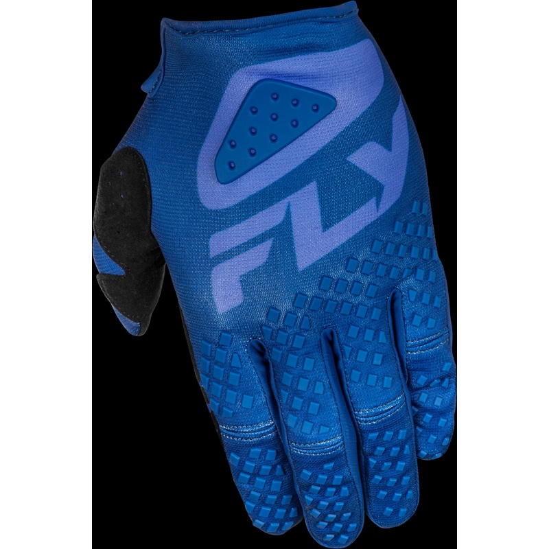 FLY RACING Youth Kinetic Sym Gloves Ultramarine/Dark Blue Ym