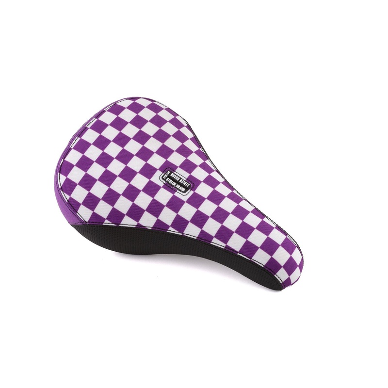 Stolen Fast Times XL Pivotal Seat Lavendar & White Checkered Lavender/White