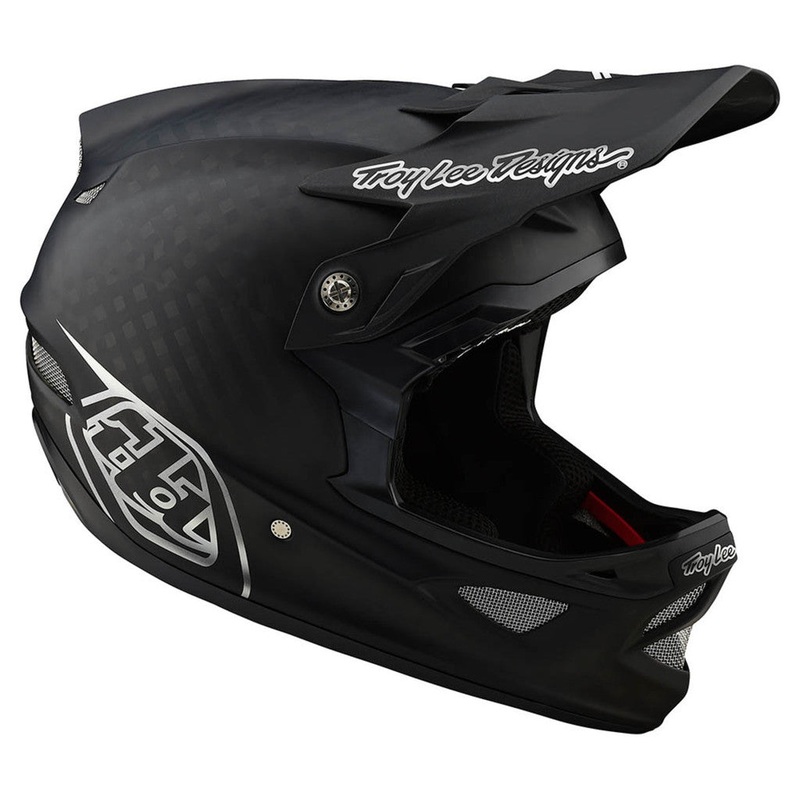Troy Lee D3 Carbon MIPS Helmet-Midnight Chrome X-Small