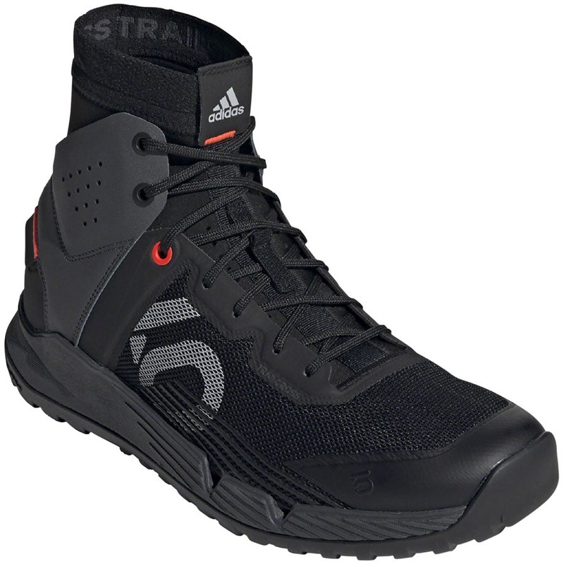 Five Ten Trailcross Mid Pro Flat Shoes – Men’s Core BLK / Gray Two / Solar Red 7.5