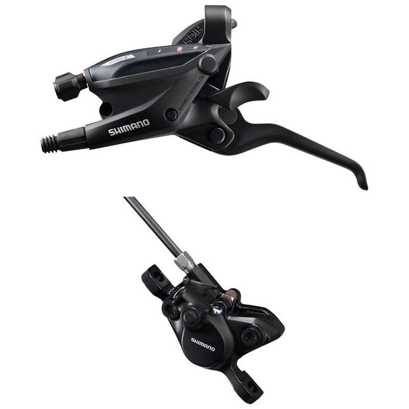 ST-EF505 EZ Fire Plus Shift/Brake Lever BR-MT200 Disc Brake Caliper – Left/Front 3x Shift 2-Piston BLK