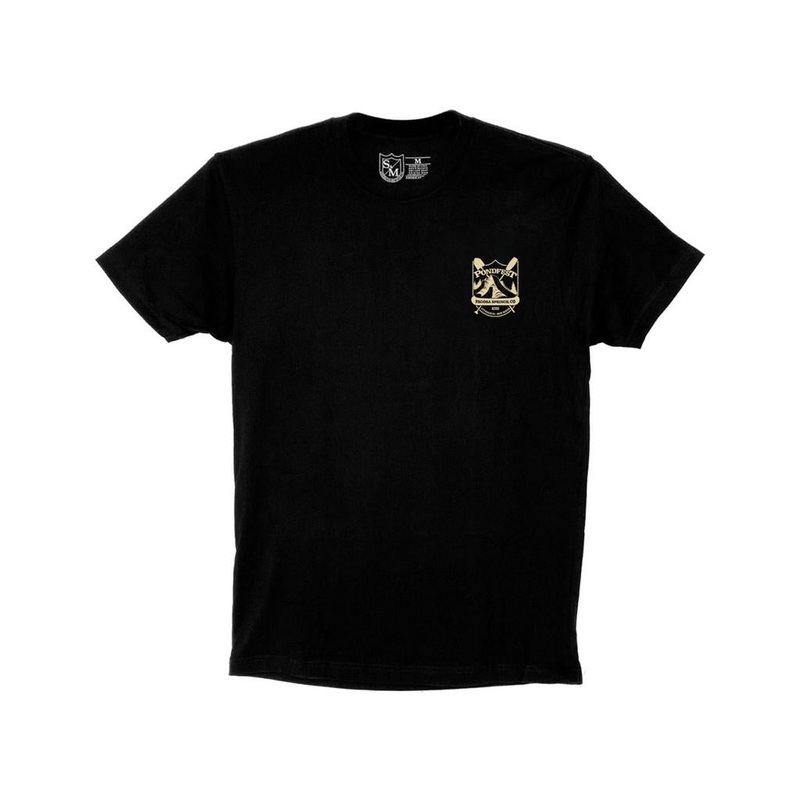 S&M Pondfest Shield T-Shirt Black S