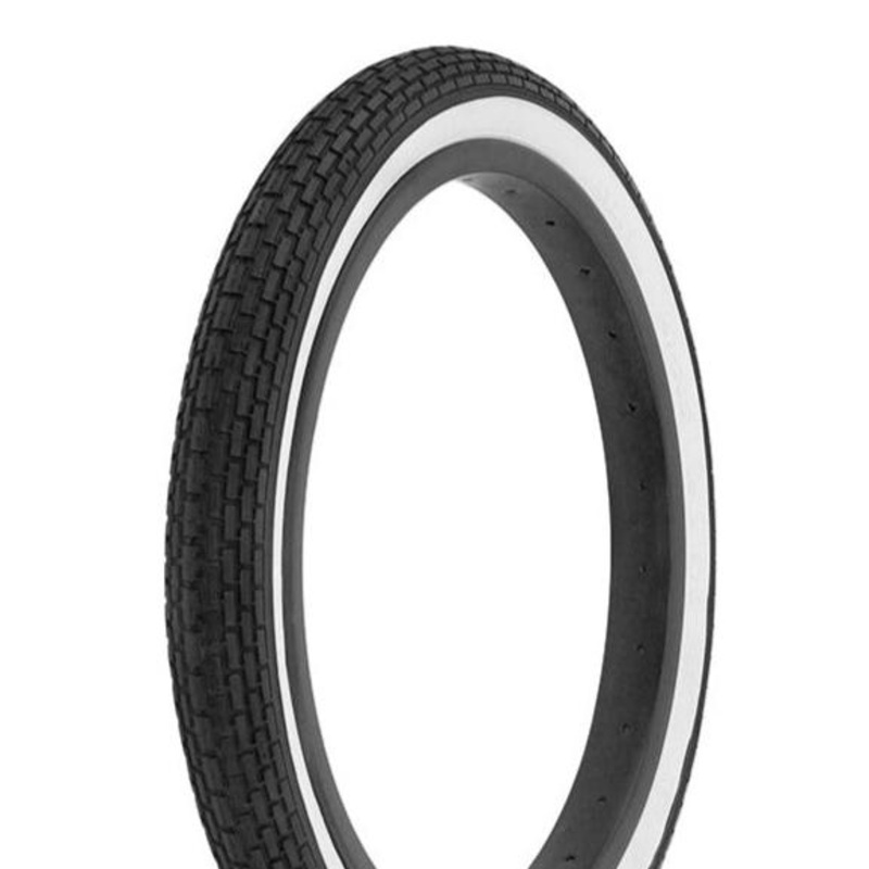 16×1.75 Duro Westwind Brick Tread Tire – Black w/ Whitewall