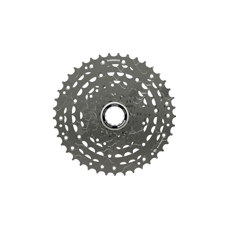 Shimano CUES  CS-LG400-9 Cassette – 9-Speed 11-46t LINKGLIDE Black