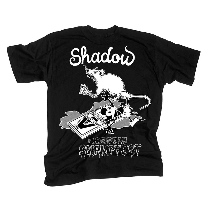 Shadow Swampfest Rat Trap T-Shirt – Black Medium