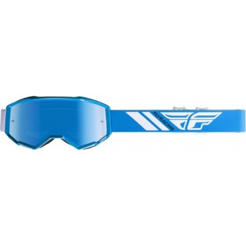 Fly Racing 2019 Youth Focus Goggles-Sky Blue Mirror/Smoke