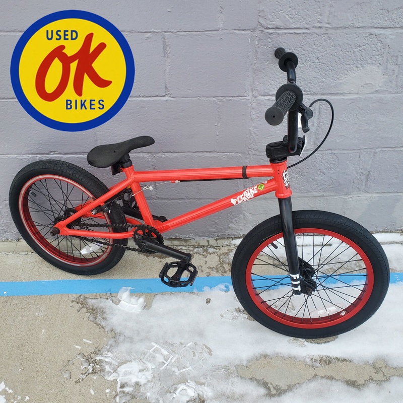 18″ Fit Eighteen  – 18″ TT Used BMX Bike – Bright Red *IN STORE PICK-UP ONLY*