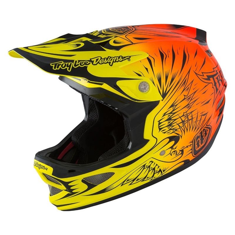 Troy Lee D3 Composite MIPS Helmet-Ravage Orange X-Small