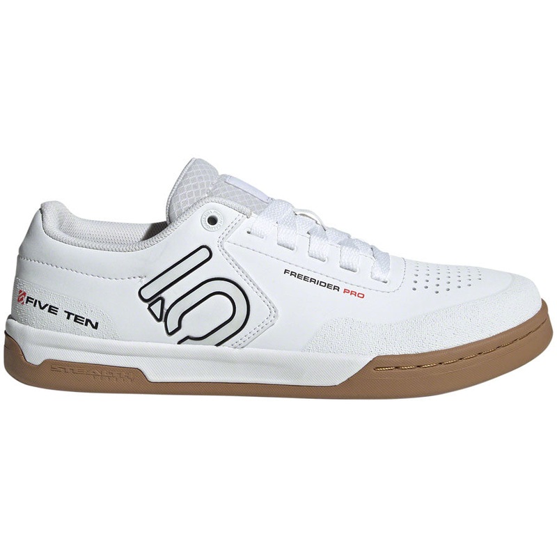 Five Ten Freerider Pro Flat Shoes – Men’s FTWR White/Core Black/Red 8