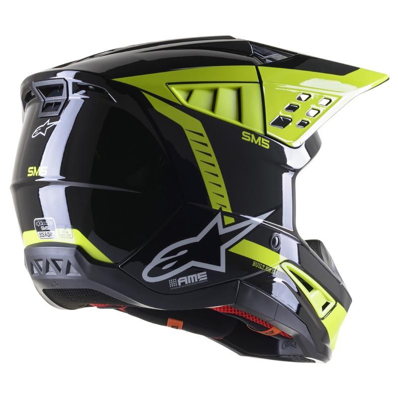 ALPINESTARS S-M5 Helmet Black/Anthracite/Fluorescent Yellow X-Small