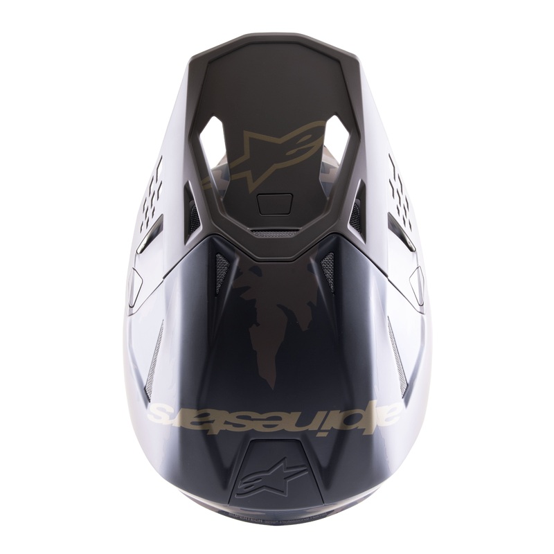 ALPINESTARS S-M10 Helmet Dark Brown/Kangaroo Gold Large