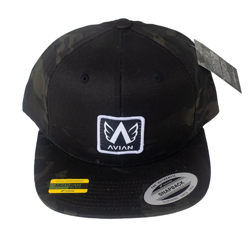 Avian Snapback Hat-Black Camo OSFA