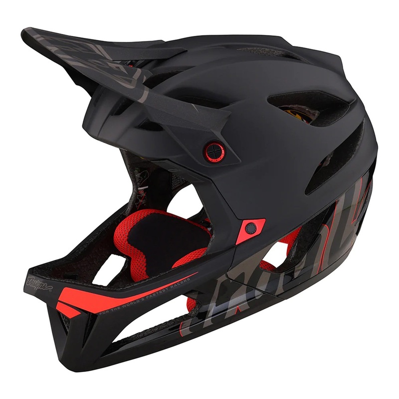Troy Lee Designs Stage MIPS BMX Race Helmet-Signature Black Adult Medium/Large