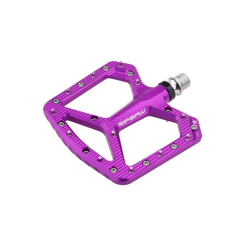 Wolf Tooth Components Ripsaw Aluminum Flat Pedals Black