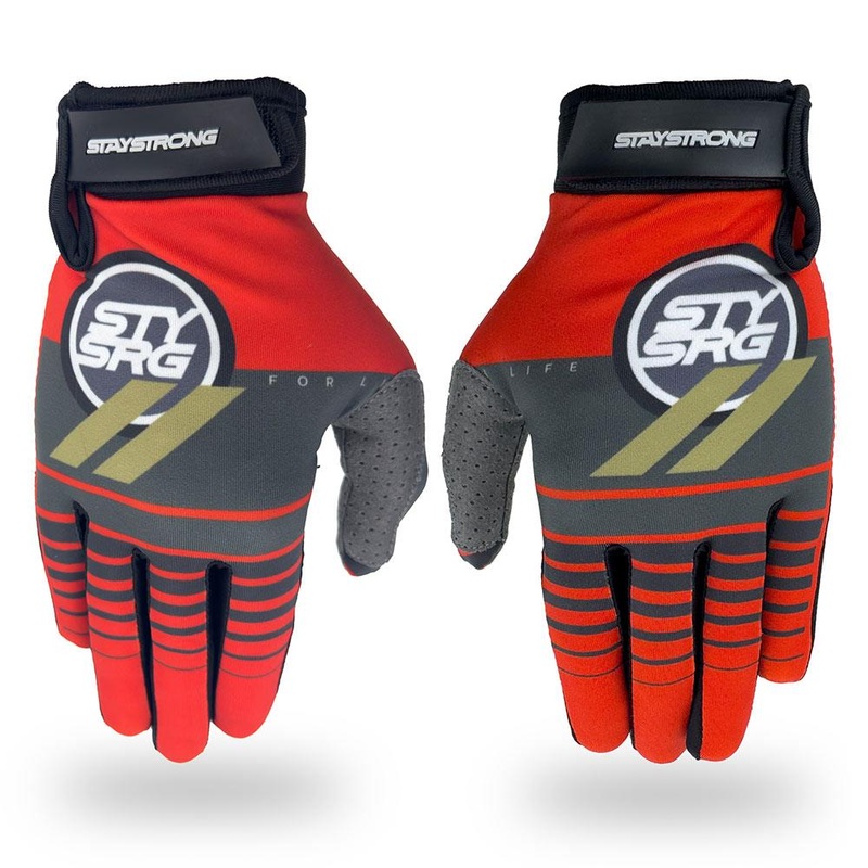 Stay Strong for Life Youth Gloves – Red Youth Small
