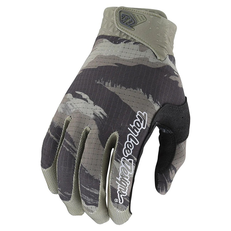 Troy Lee Designs Air BMX Race Gloves-Brushed Camo-Army Green Adult Large