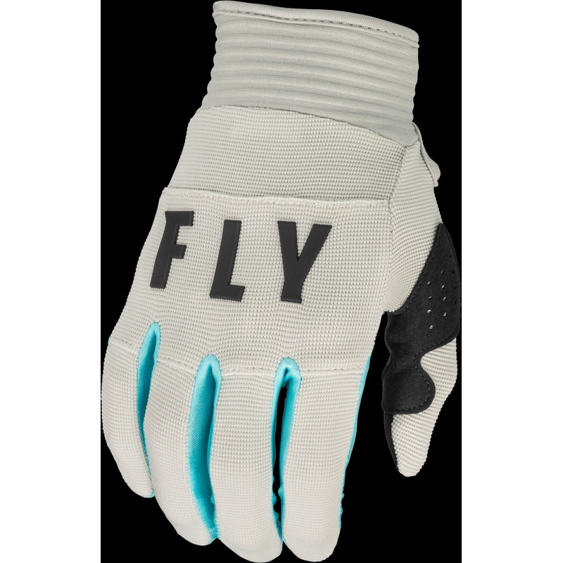 FLY RACING F-16 Gloves Light Grey/Sky Blue Sm