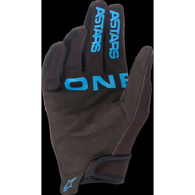 ALPINESTARS Youth Radar Gloves Black/Fluorescent Yellow/Coral Youth X-Small