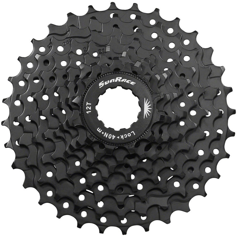 SunRace M400 Cassette – 8-Speed 12-32t ED Black