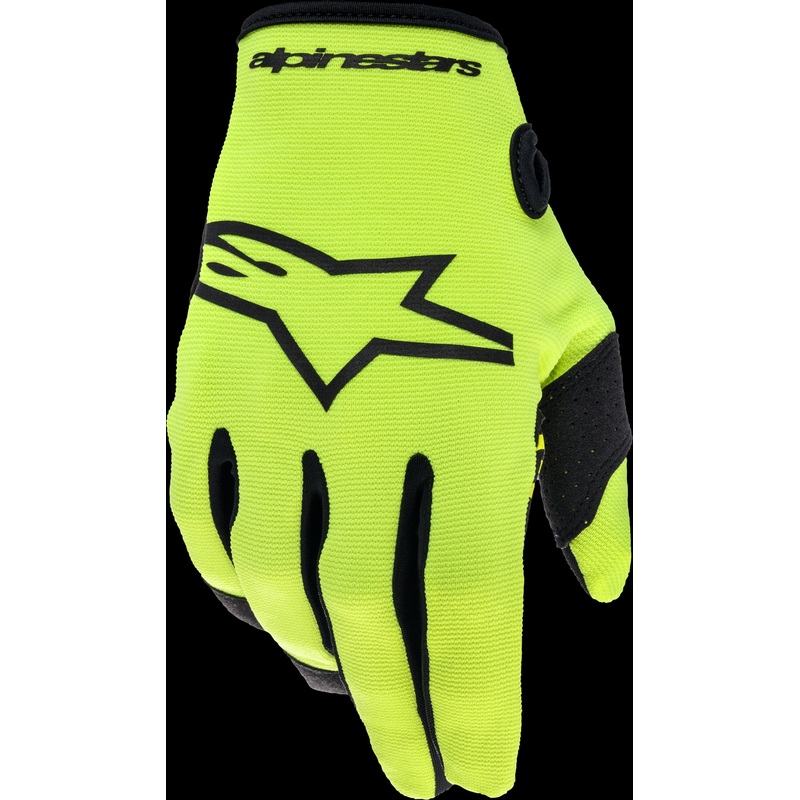 ALPINESTARS Youth & Kids Radar Gloves Fluorescent Yellow/Black Youth Large