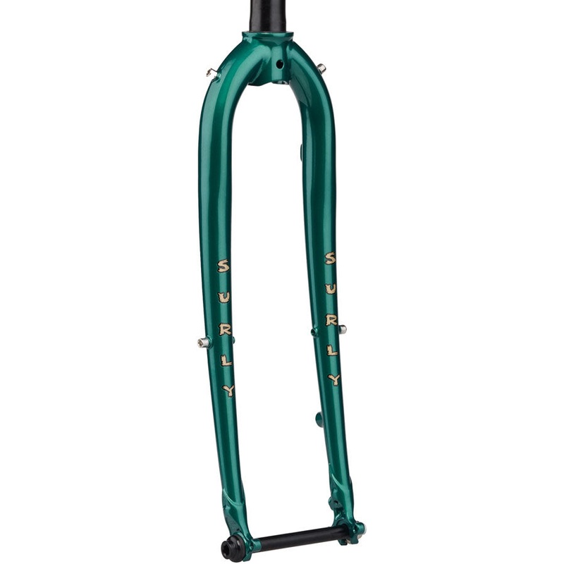 Surly Straggler Thru-Axle Fork – 650b 390mm 1-1/8″ Straight Steerer Steel Subtropic Algae