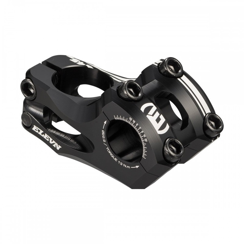 ELEVN 22.2MM OVERBITE STEM 1″ BLACK 40MM
