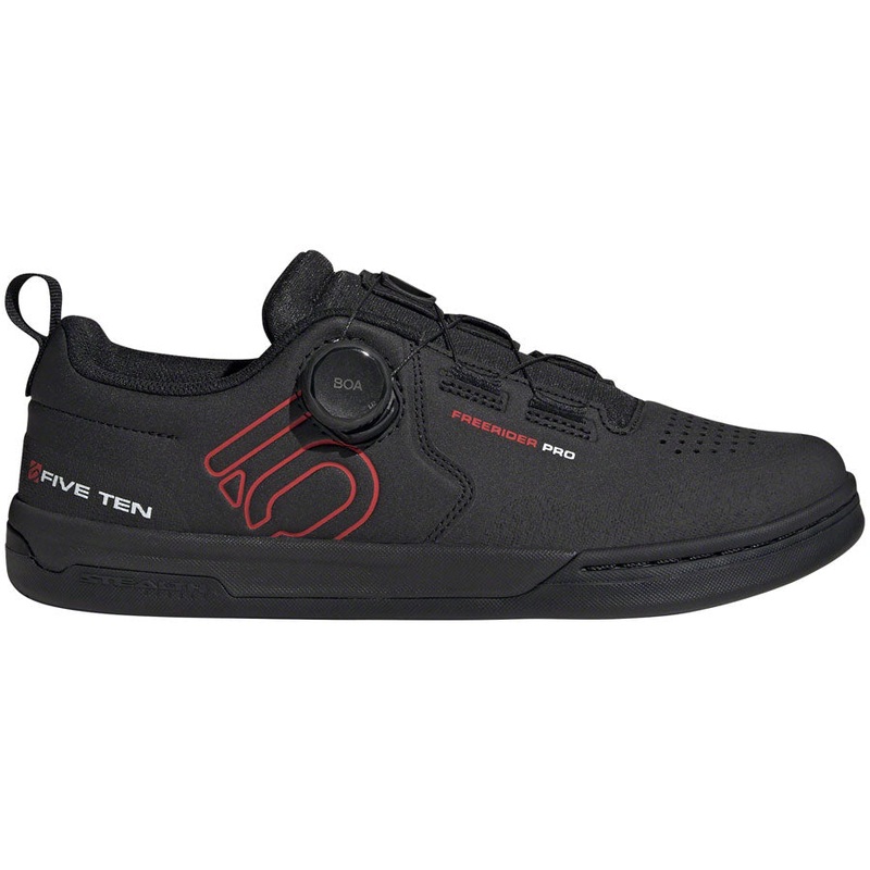 Five Ten Freerider Pro BOA Flat Shoes – Mens Core Black/Red/FTWR White 8.5