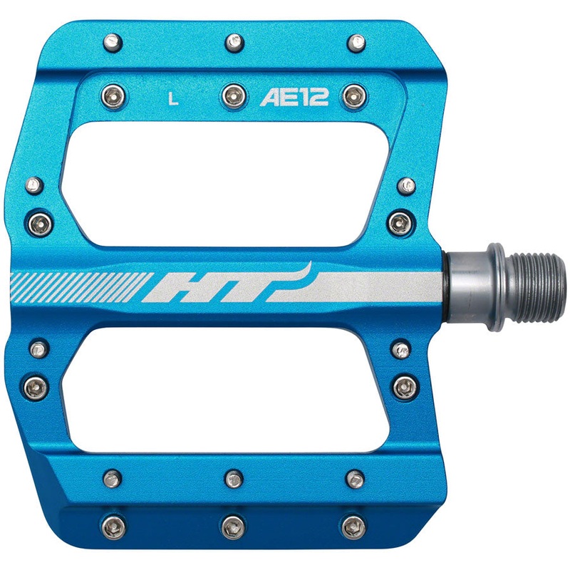 HT Components AE12 Pedals – Platform, Aluminum, 9/16″, Marine Blue