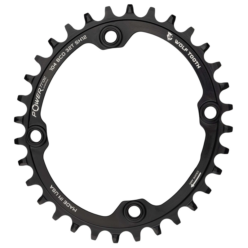 Oval 104 BCD Chainrings Black 32T Drop-Stop B