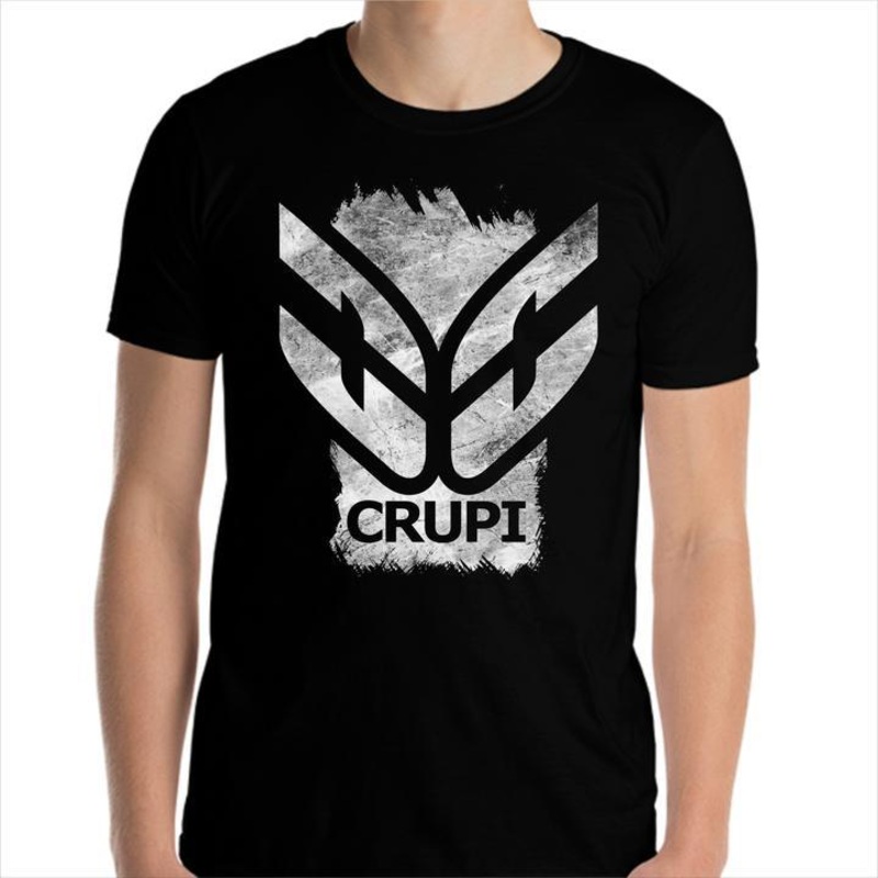 Crupi Fall-Out T-shirt-Black Youth Medium