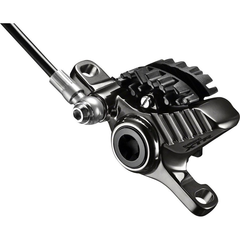 XTR BR-M9020 Hydraulic Disc Brake Caliper with Finned Metal Pads, Front or Rear