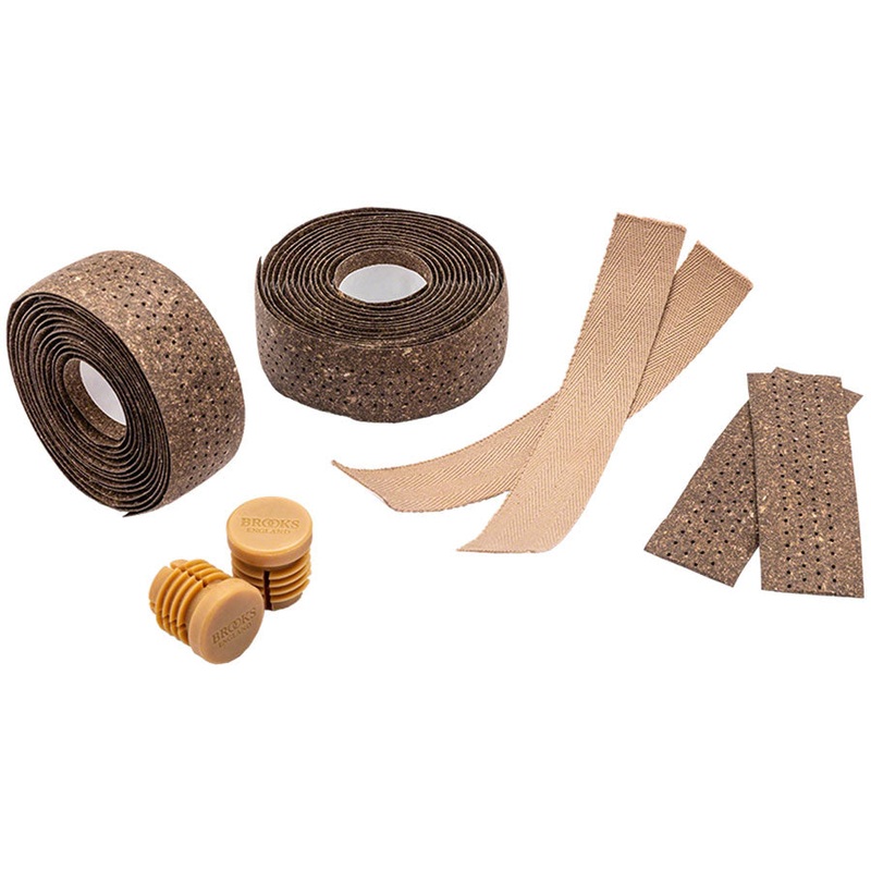 Brooks Regenerated Leather Bar Tape – 1.8mm Brown