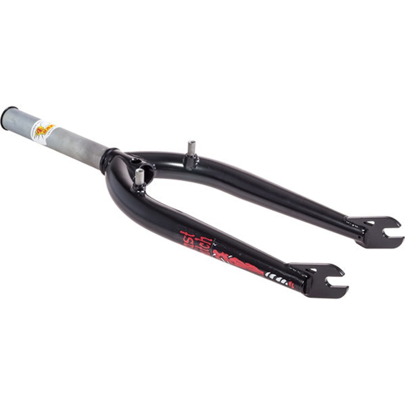 S&M Fastpitch Chromoly Flatland Fork-20″ Black With Brake Mounts